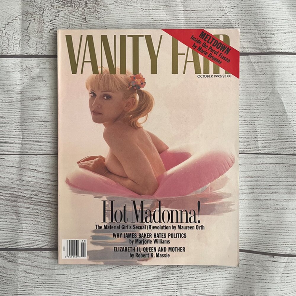 MADONNA on VANITY FAIR Magazine October 1992